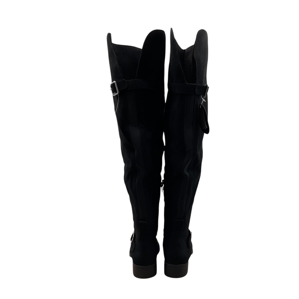 Sun + Stone Anyaa Black Over The Knee Wide Calf Boots Womens 7.5M F42199 - Picture 8 of 9